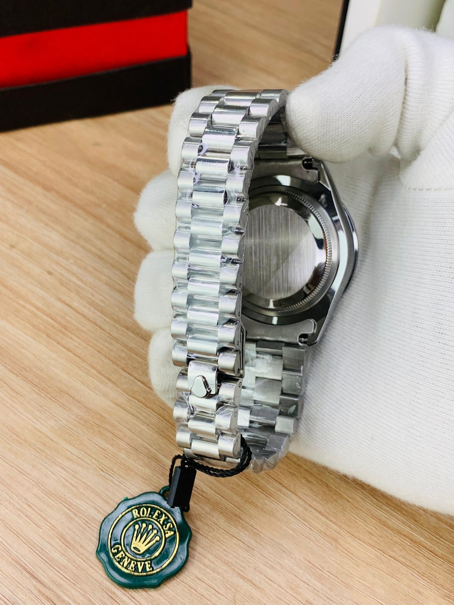 RLX - Silver/Green Dial
