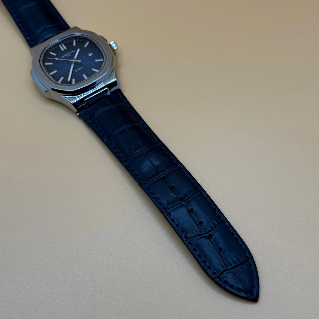 Martin blue Dial | Blue Leather Strap Watch (Inspired Edition)