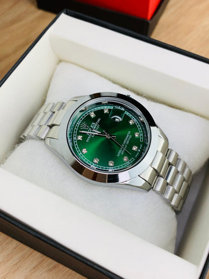 RLX - Silver/Green Dial